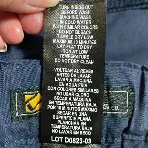 B.C. Clothing Co. Convertible Pant XL x 30 Navy Outdoor Hiking Cargo Utility NWT - Picture 13 of 13